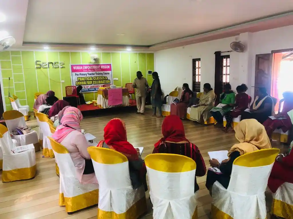 Women attending a workshop
